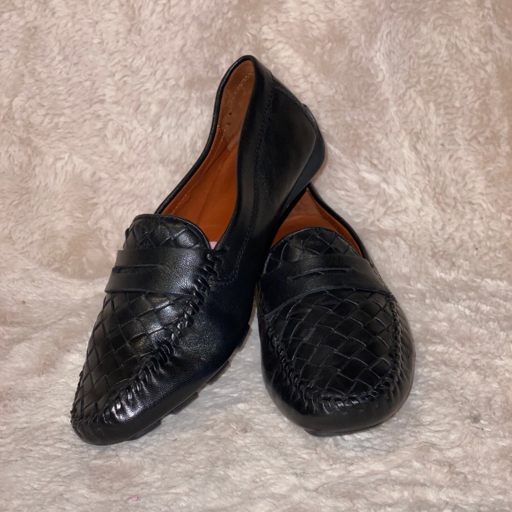 Robert Zur Woven Penny Loafers